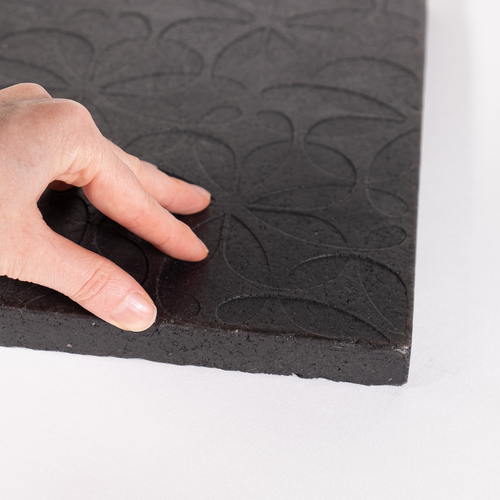 Keramische Reliefplatten, Rakubrand