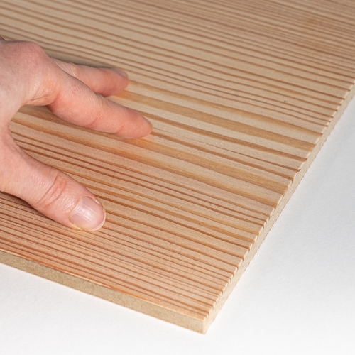 Holzfurnierplatte Lärche