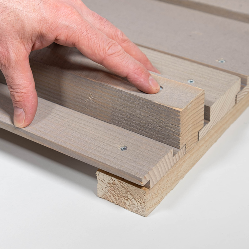 Holz 3D Fassade