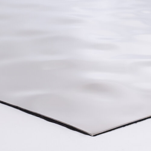 Edelstahlblech 3-dimensional verformt 