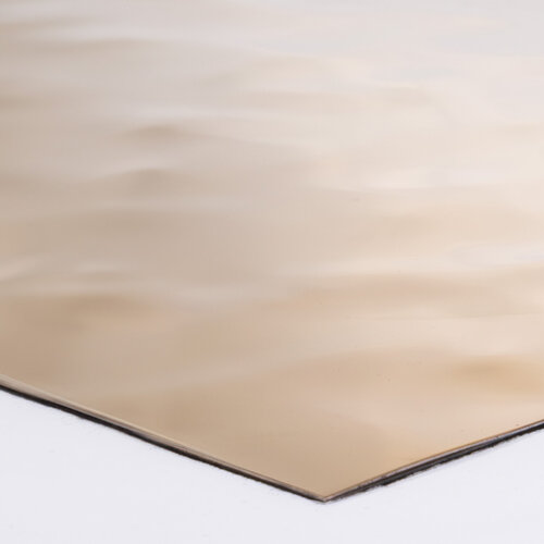 Edelstahlblech 3-dimensional verformt 