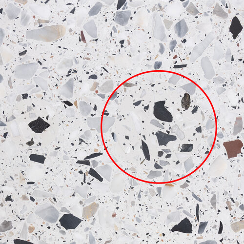 Kunststein repariert