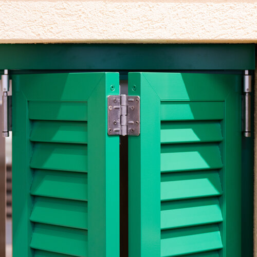 Alu-Faltschiebeladen