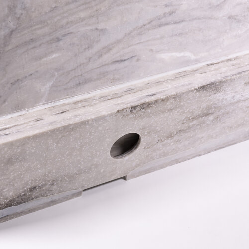 Mineralwerkstoff Unterbau-Waschbecken
